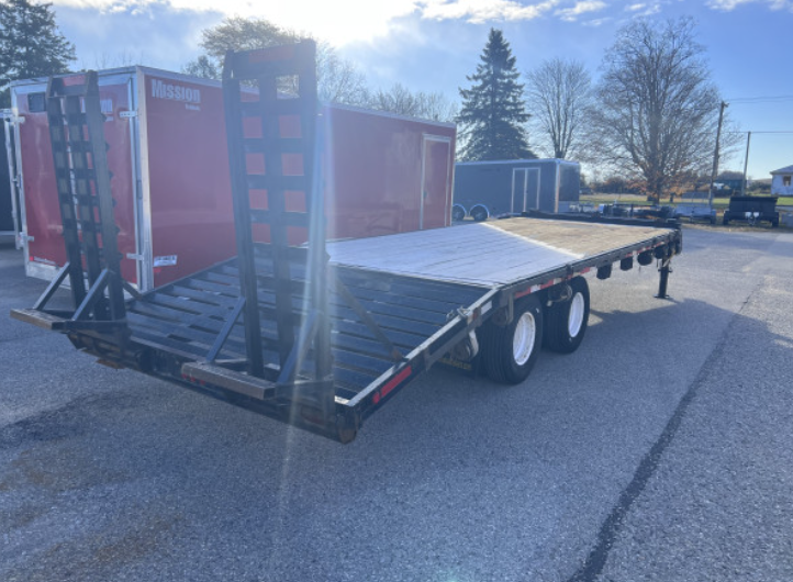 2013 Miska Trailers 102 X 25ft Deckover Tandem Dually Flatbed - 10 Ton 