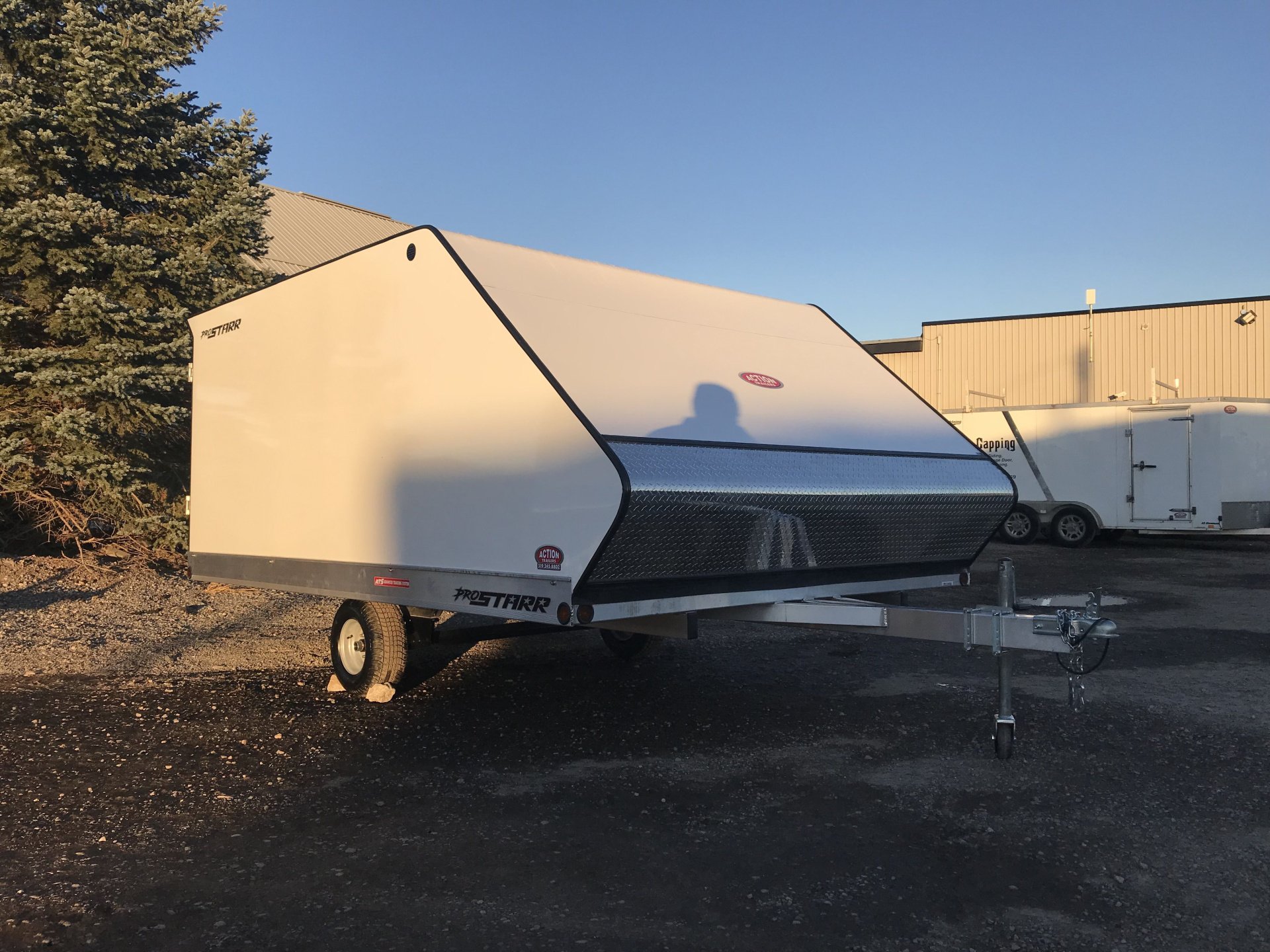 2024 Sled Shed Hybrid Pro Starr 85′ X 12′ Aluminum Single Axle