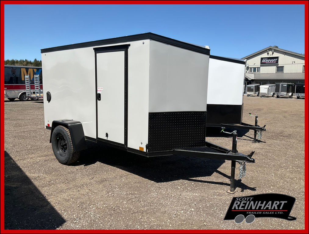 2025 Cross Trailers 5x10 Plus Slant Wedge Nose Alpha SA Enclosed Cargo ...