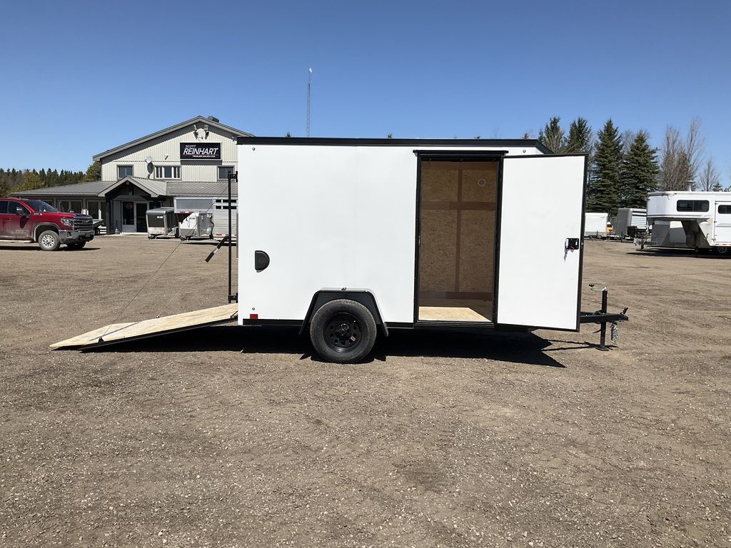 2025 Cross Trailers 6x10 Plus Slant Wedge Nose Alpha SA Enclosed Cargo ...