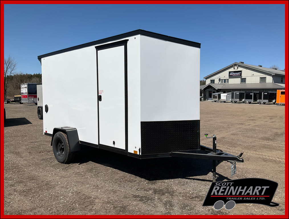 2024 Cross Trailers 5x10 Plus Slant Wedge Nose Alpha SA Enclosed Cargo ...